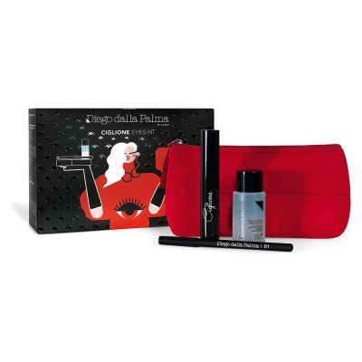 Cofanetto Ciglione Mascara + Pochette + Struccante Bifasico + Matita 01 - 11 Ml + 150 Ml + 1.83 G