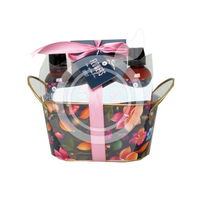 Flowers In Winter Tin Bucket Gift Set