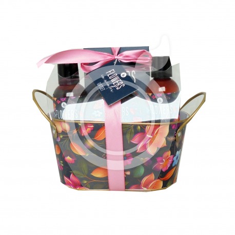 Flowers In Winter Tin Bucket Gift Set