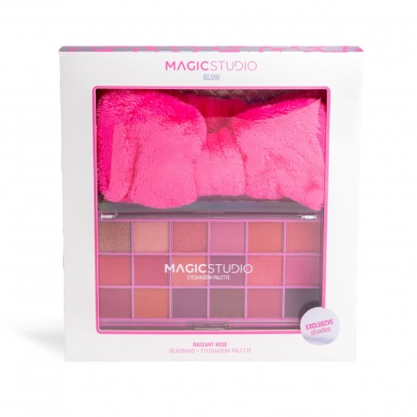 Kit Trucco Con Palette Di 18 Ombretti E Cerchietto Per Capelli Glow Pretty Girls In Scatola
