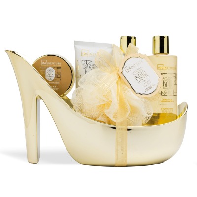 Cofanetto Bagno Gold Vanilla & Sandalwood Set Corpo 5 Pezzi