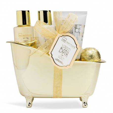 Cofanetto Bagno Gold Vanilla & Sandalwood Set Corpo 4 Pezzi