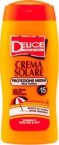 Crema Solare Protezione Media SPF 15 250 ml