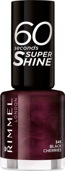 60 Seconds Super Shine - Smalto 345 Black Cherries