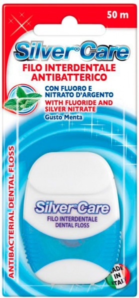 Filo Interdentale Antibatterizo 2 pz x 50 mt