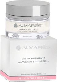 Crema Viso Nutriente con Vitamine e Latte di Oliva Pelli Secche e Sensibili 50 ml