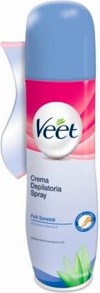 Crema Depilatoria Spray Pelli Sensibili 150 ml