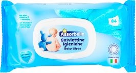 Salviettine Igieniche per Bambini 64 pz