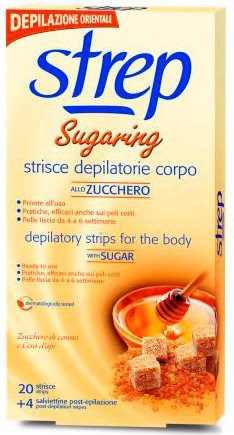 Sugaring Strisce Depilatorie Corpo allo Zucchero 20 pz