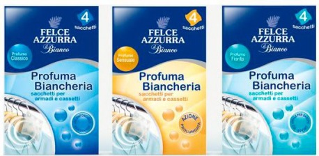Il Bianco Sacchetti Profuma Biancheria 4 pz Fragranze Assortite